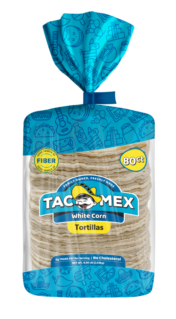 tacomex 80 count white corn tortillas