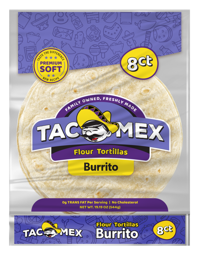 tacomex burrito flour tortilla