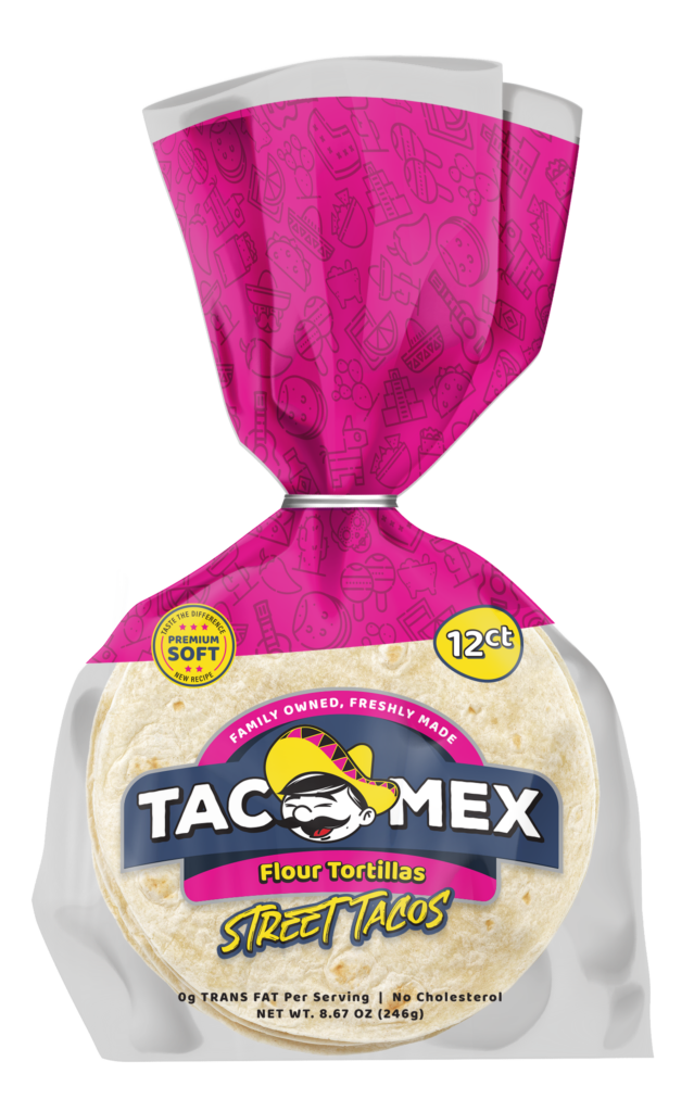 tacomex street taco flour tortillas
